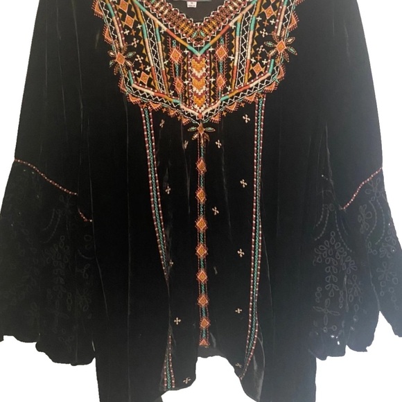 Johnny Was Chiri Velvet swing blouse NWT - Picture 9 of 13